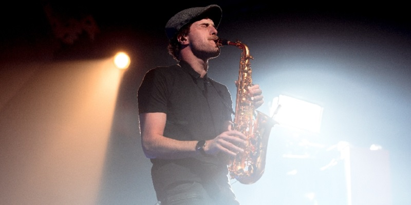 Saxofonist Ivar in Sax