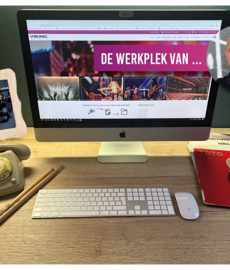 De werkplek van Peter!