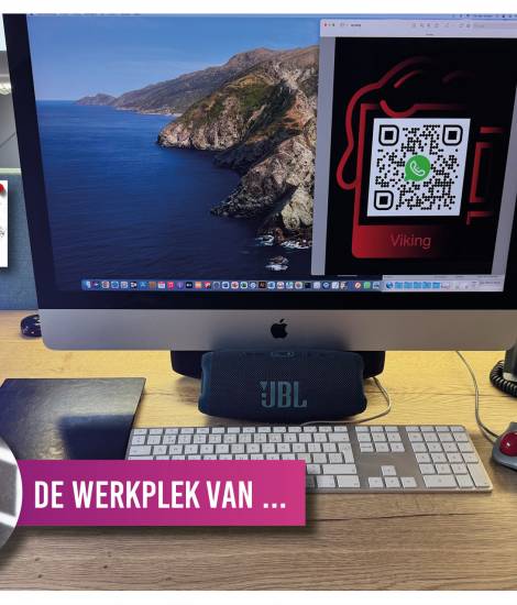 De werkplek van Ton!