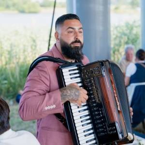 Accordeonist Florian boeken