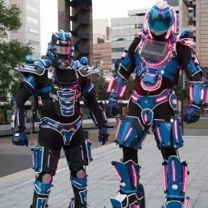 Galaxy Led Robots