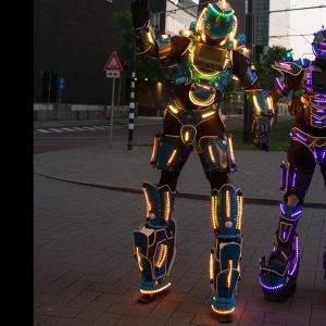 Galaxy Led Robots