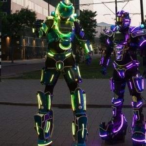 Galaxy Led Robots