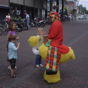 Gerritje Grijpgraag en Clown Dompie