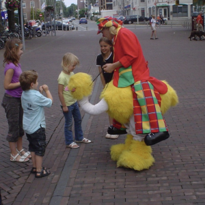 Gerritje Grijpgraag en Clown Dompie