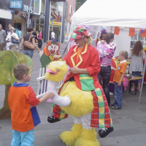 Gerritje Grijpgraag en Clown Dompie