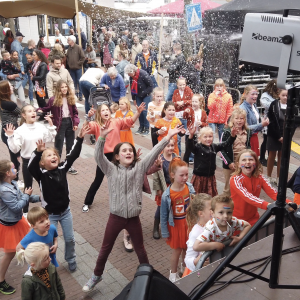 Johnny Glitter Kids Sneeuw en Schuim party
