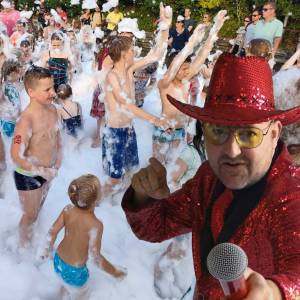 Johnny Glitter Kids Sneeuw en Schuim party