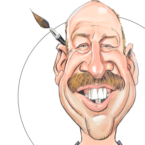 Karikaturist Rinie van Driel