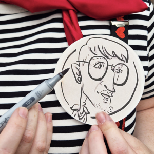 Madame Caricature Leonie Karikaturist