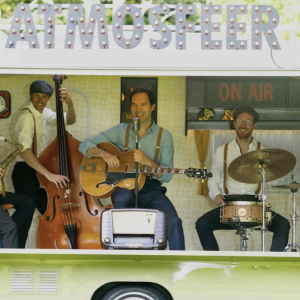 Mobiel podium caravan