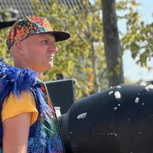 Rogier de schuimparty