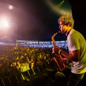 Saxofonist Ivar in Sax