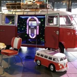 VW Bus, Brandweer auto, Tuk Tuk of Jukebox