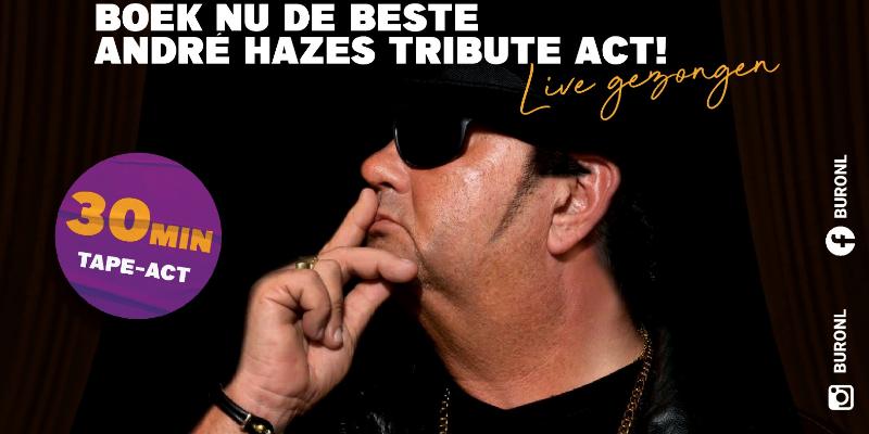 Johnny Romein Net als Dré Hazes Tribute