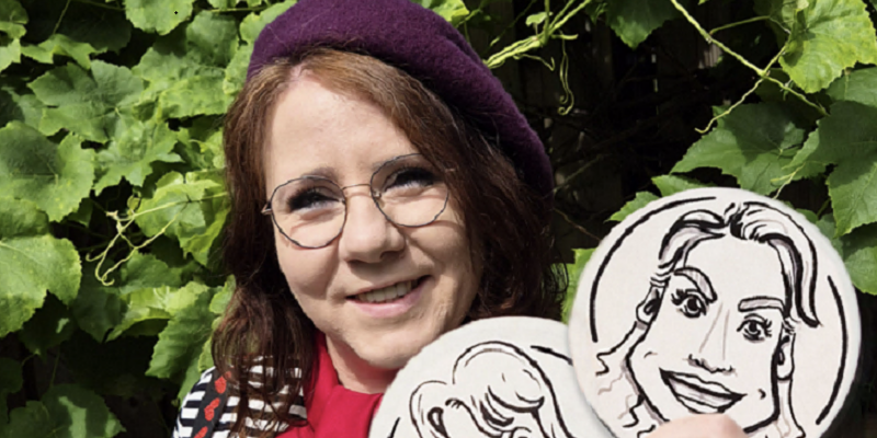 Madame Caricature Leonie Karikaturist