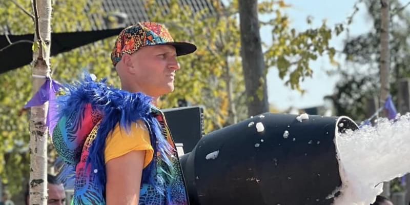 Rogier de schuimparty