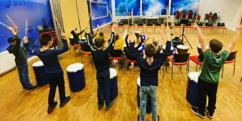 Slagwerk Bucket Druk Workshop