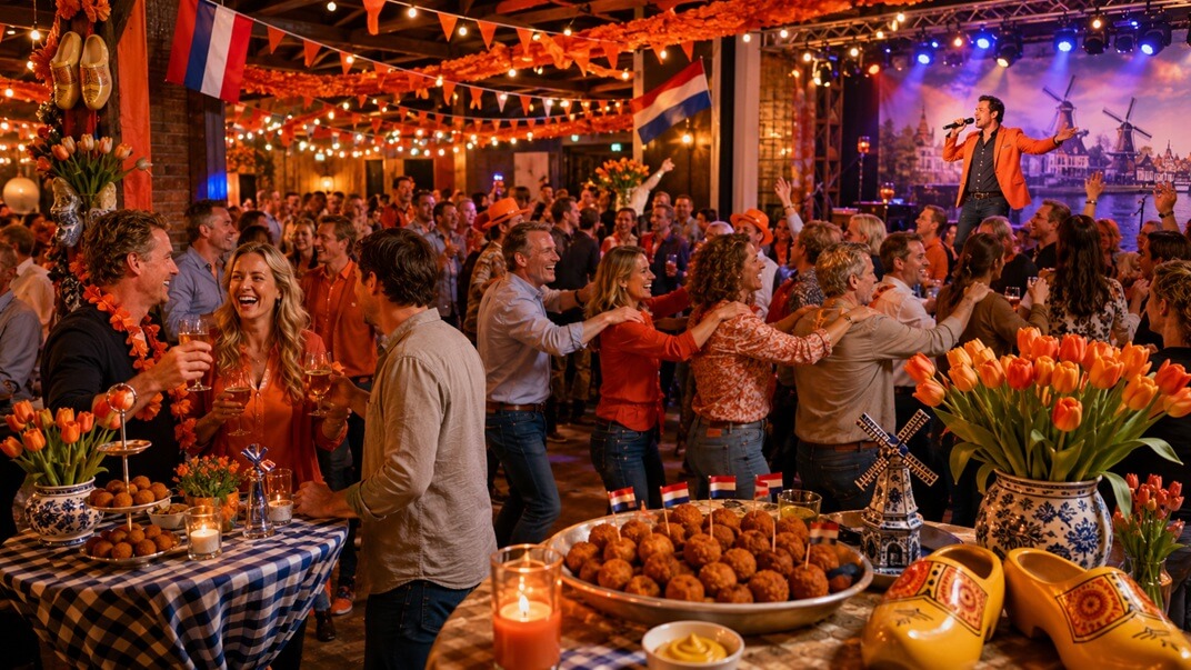 Bedrijfsfeest thema Hollandse avond